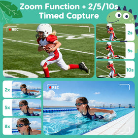 Tezousi kids camera 300k-pixel lenses delivering clear kid-friendly photos