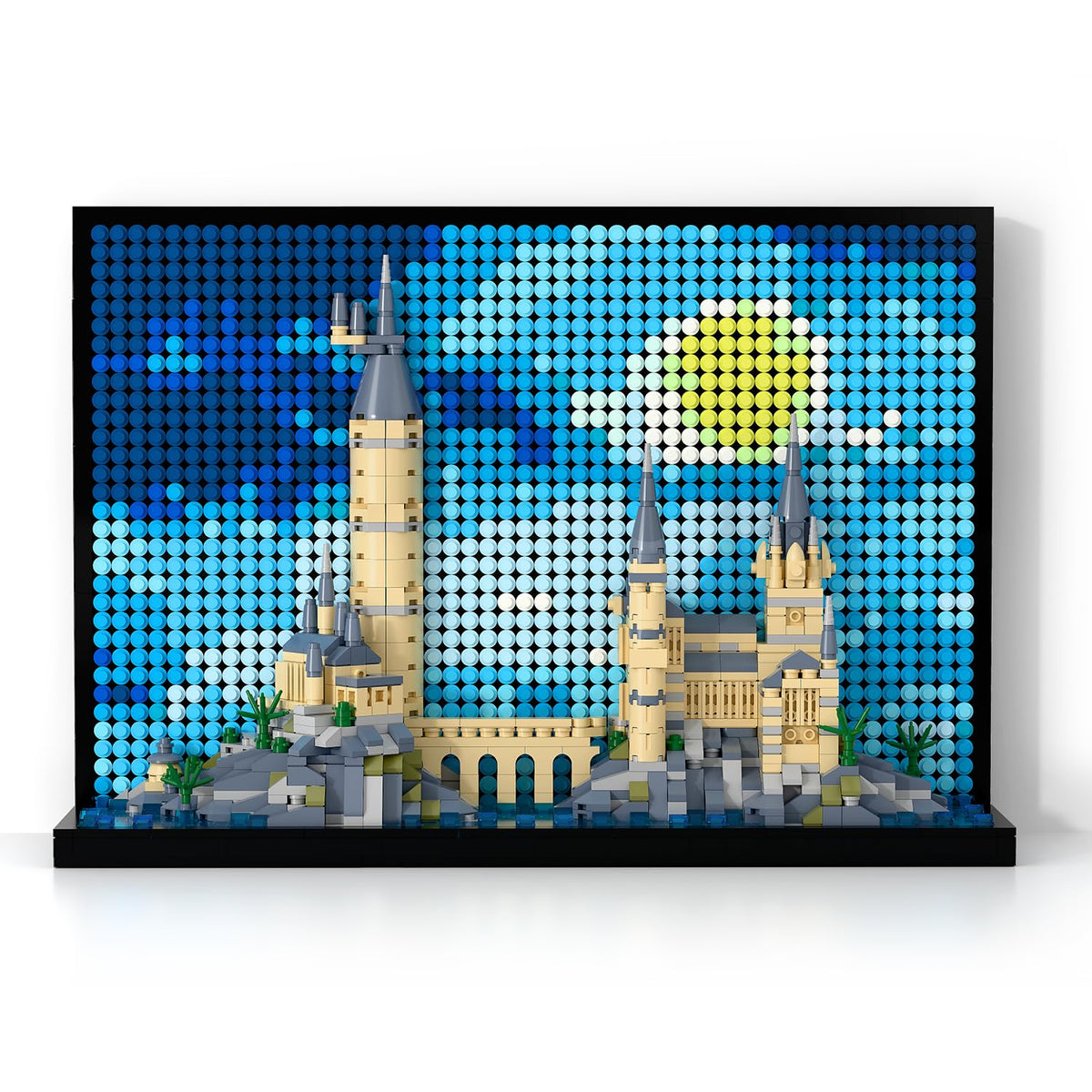 TG BLOCKS 3D Wall Art Starry Night turns bricks into a luminous wall painting