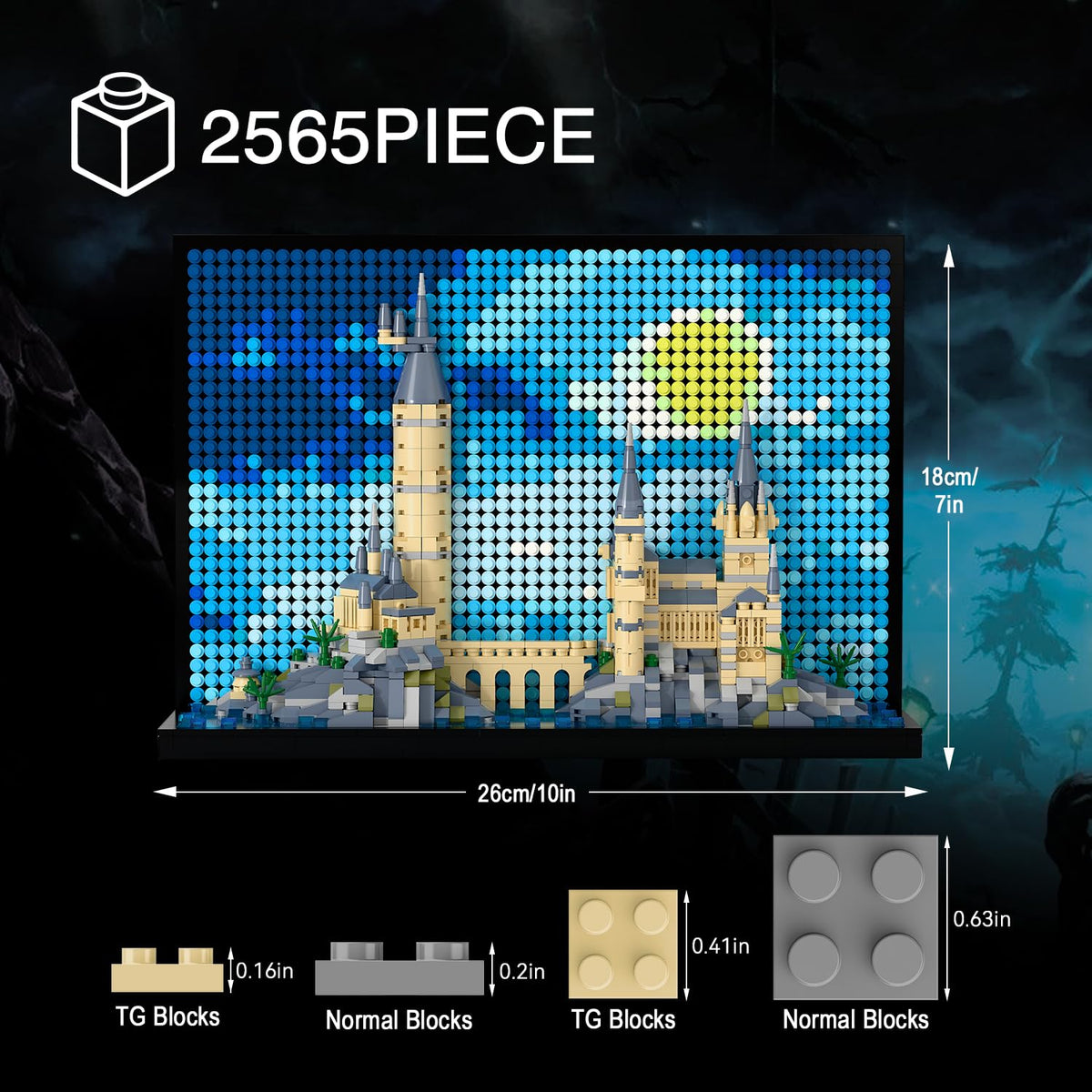 TG BLOCKS Display Model Castle provides versatile 2-in-1 display options