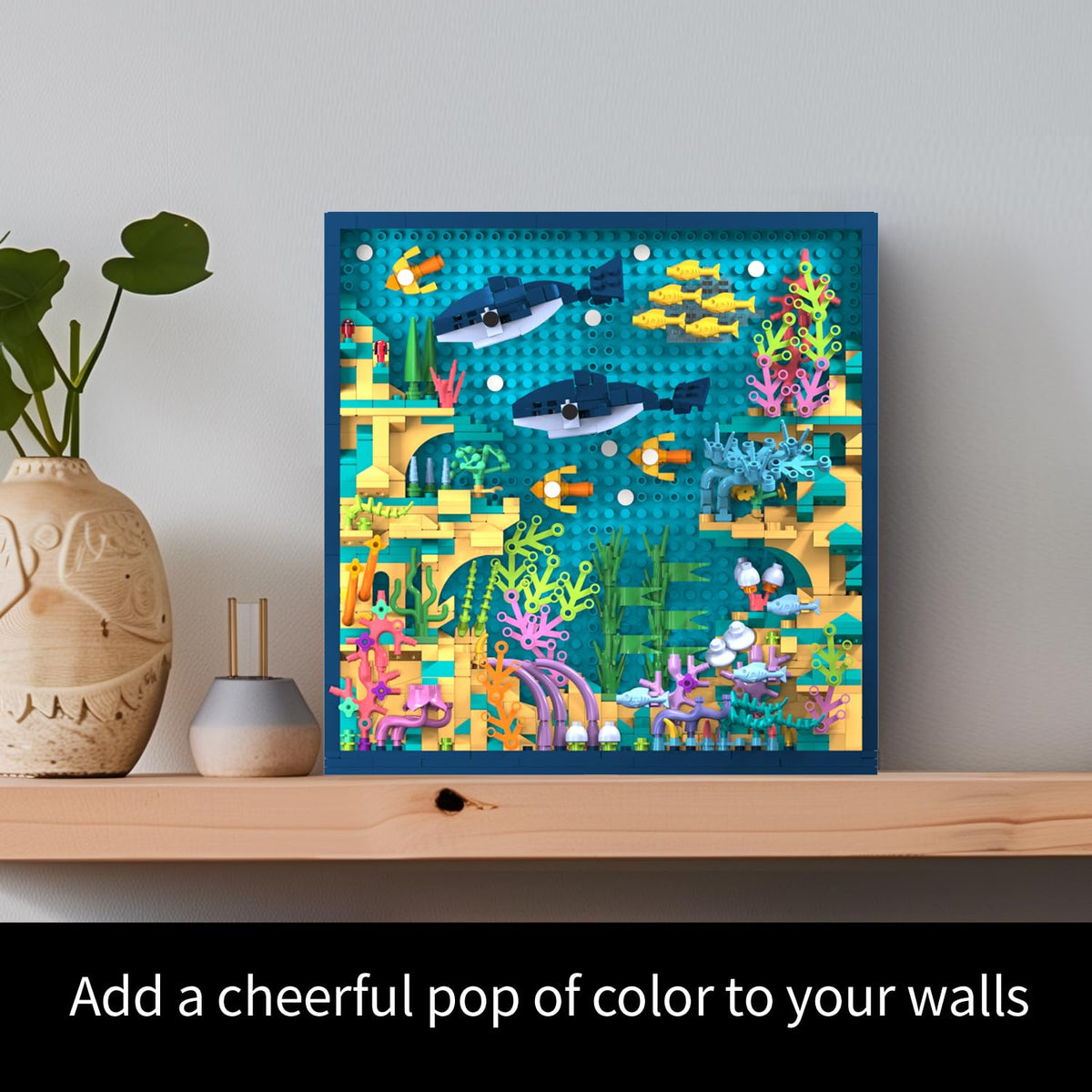 TG BLOCKS Ocean World coral detail enriches the underwater scene.