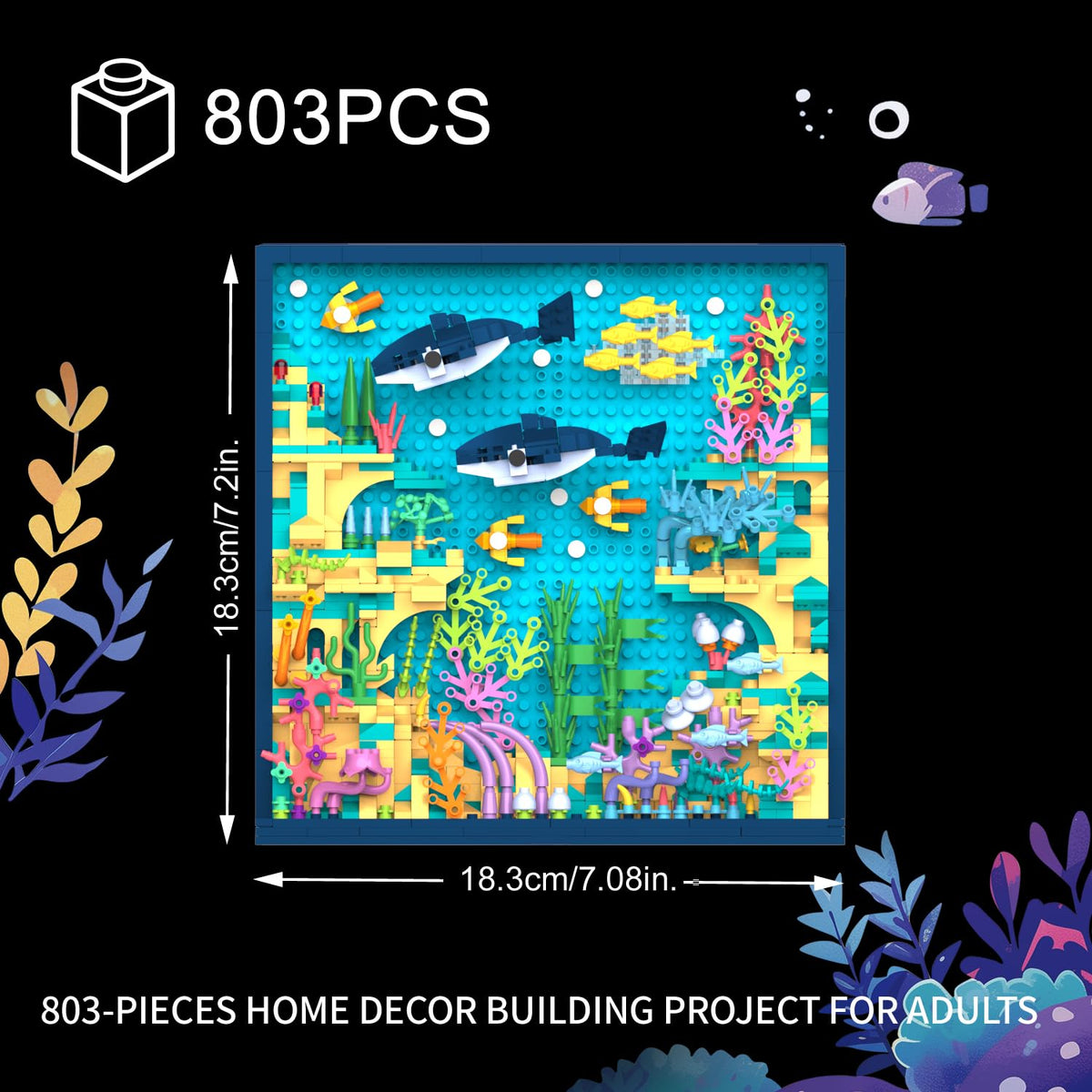 TG BLOCKS Ocean World fish detail captures playful marine charm.
