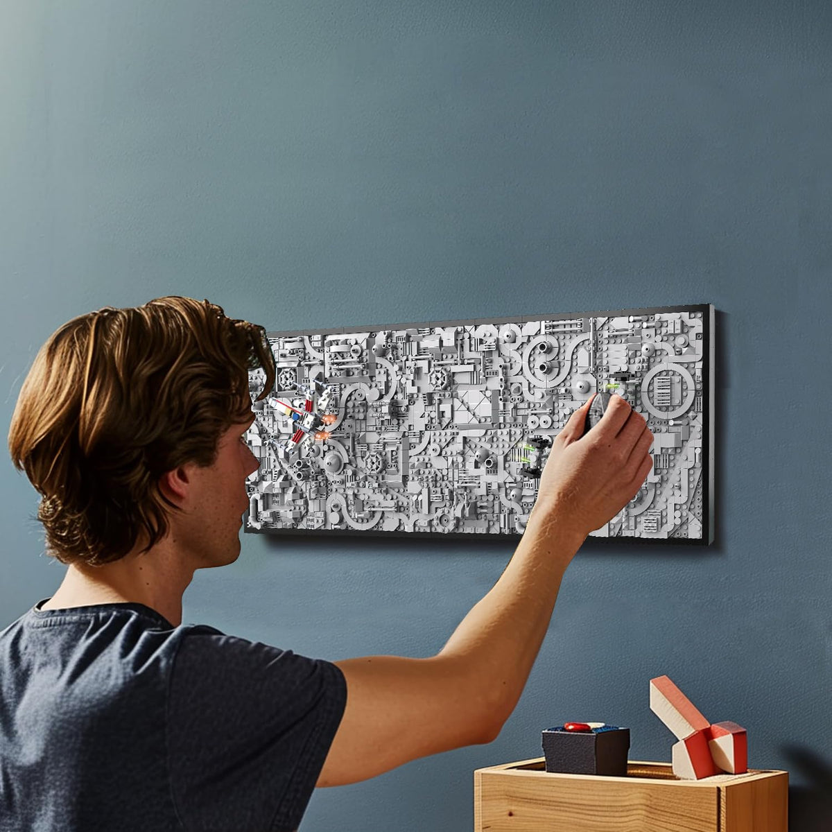 TG BLOCKS micro brick pieces detail shows precise construction for a rewarding DIY project