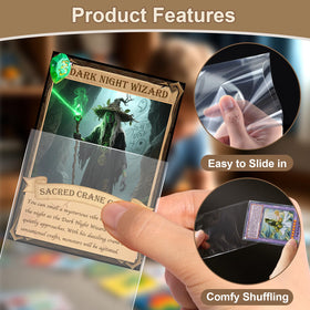 TGBet baseball card protectors shield sports cards from moisture and fading