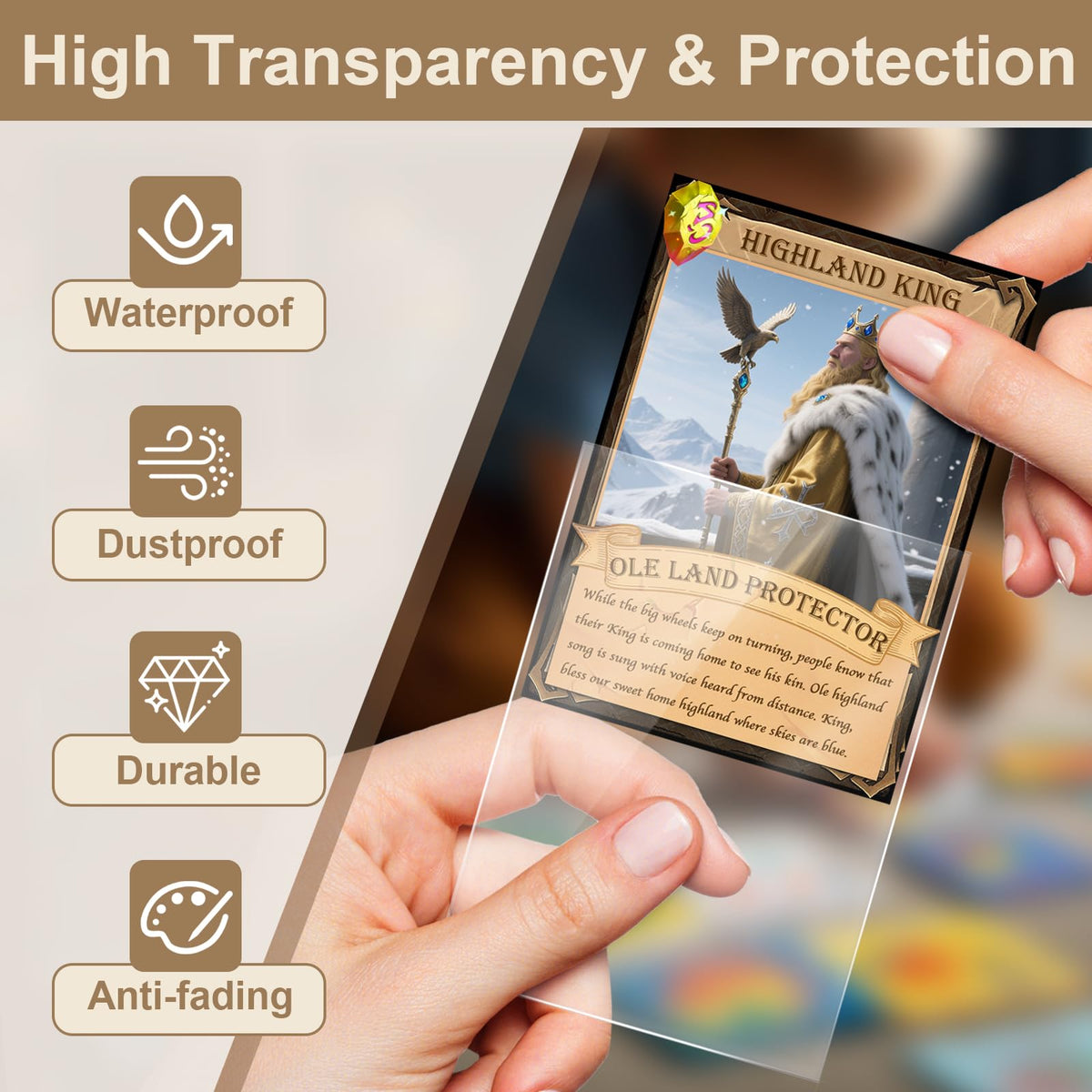 TGBet soft penny sleeves resist wear while preserving card visibility