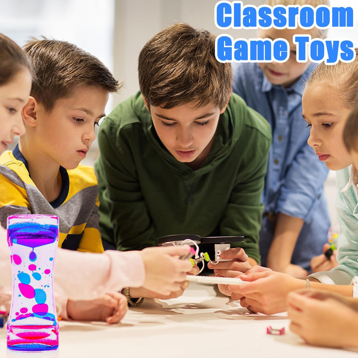 TGIQROVE liquid motion timer toys ideal for classroom prizes and party favors.