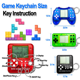 TGIQROVE colorful keychain pack in blue red green yellow black for backpacks