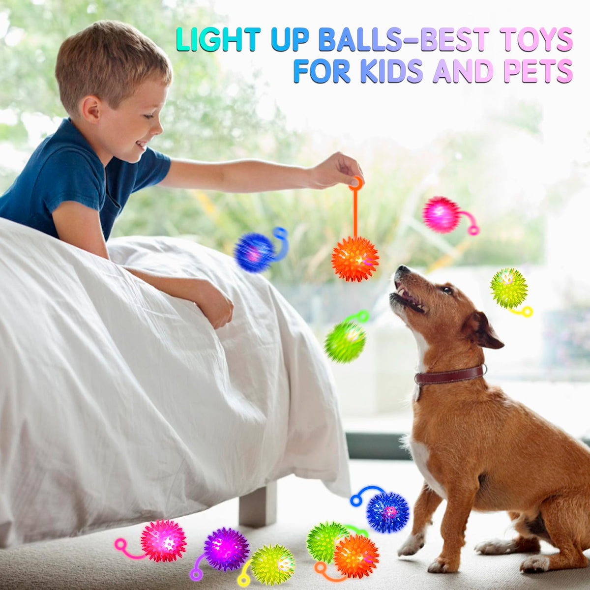 TGIQROVE durable soft rubber ball stands up to aggressive chewers.