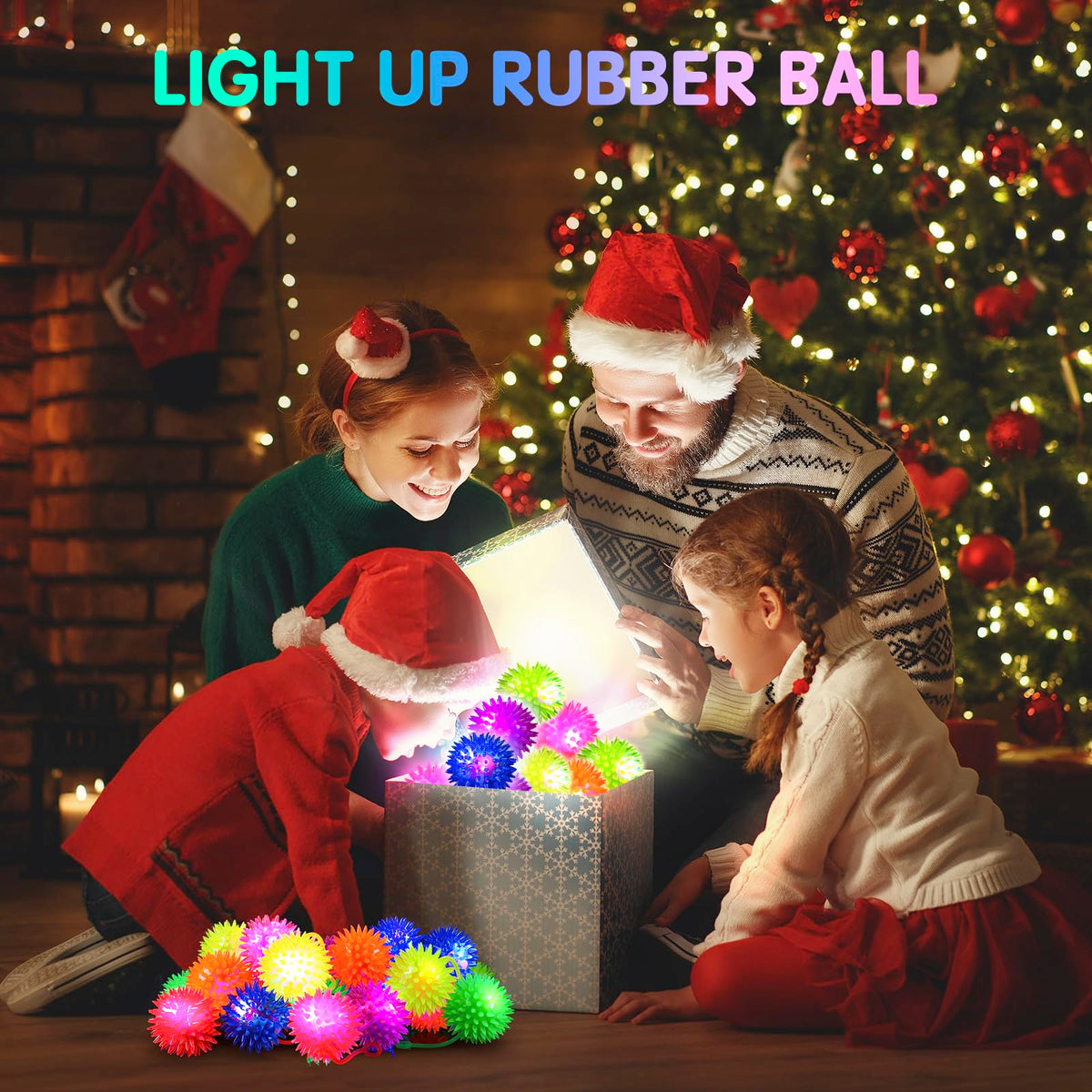 TGIQROVE soft rubber spiky ball offers gentle massage and sensory exploration.