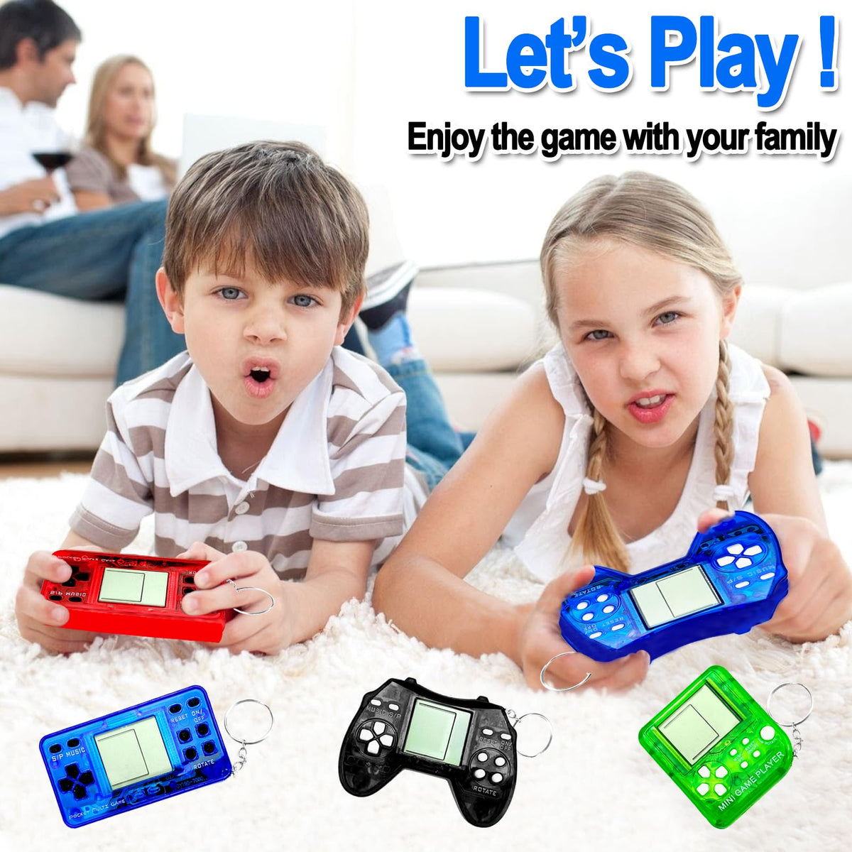 TGIQROVE stress-relief mini game keychain helps focus during events