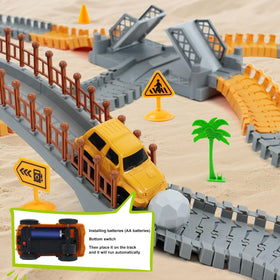 TGJH Track pieces splicing allow winding routes for creative engineering play