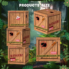 TGMMC dinosaur box art detail showing vivid prints for party ambiance