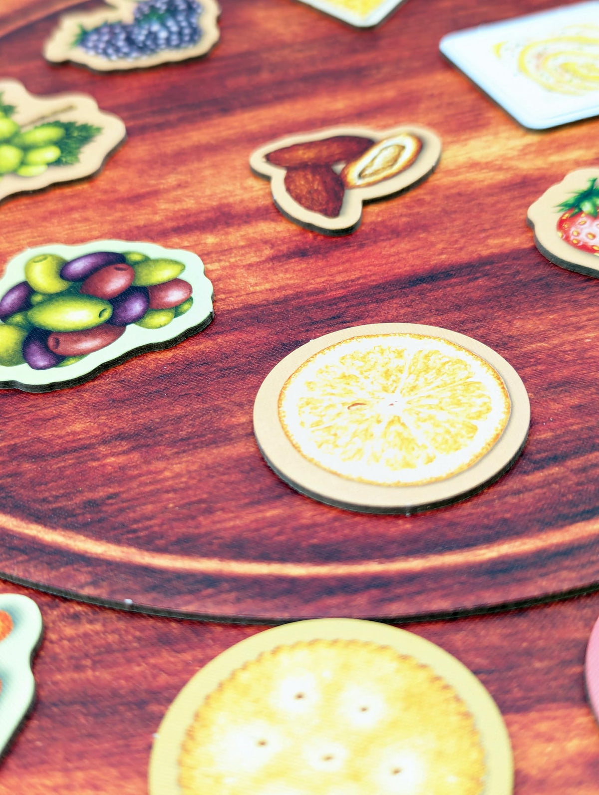Th3rd World Studios board game with player boards for strategic arrangement and social scoring.