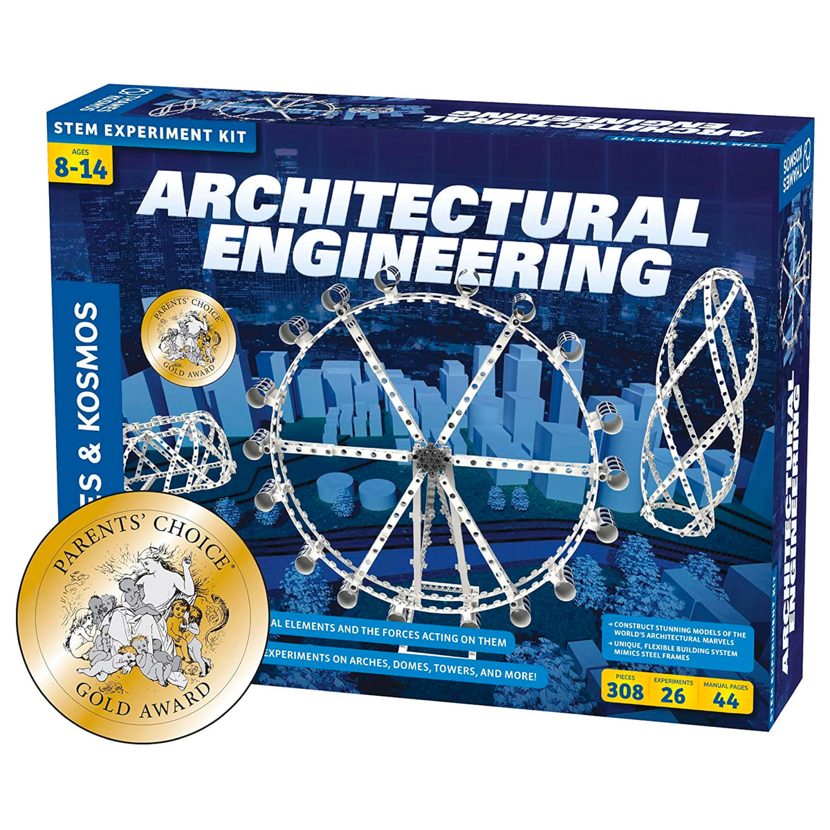 Thames & Kosmos Architectural Engineering Kit truss model for hands-on structural practice.