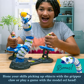Thames & Kosmos Bionic Arm manual guides building with real-world examples.