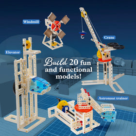 Thames & Kosmos Crane model highlights lifting mechanisms and torque control