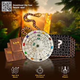 Thames & Kosmos Exit Sacred Temple decoder disk reveals puzzle pathways