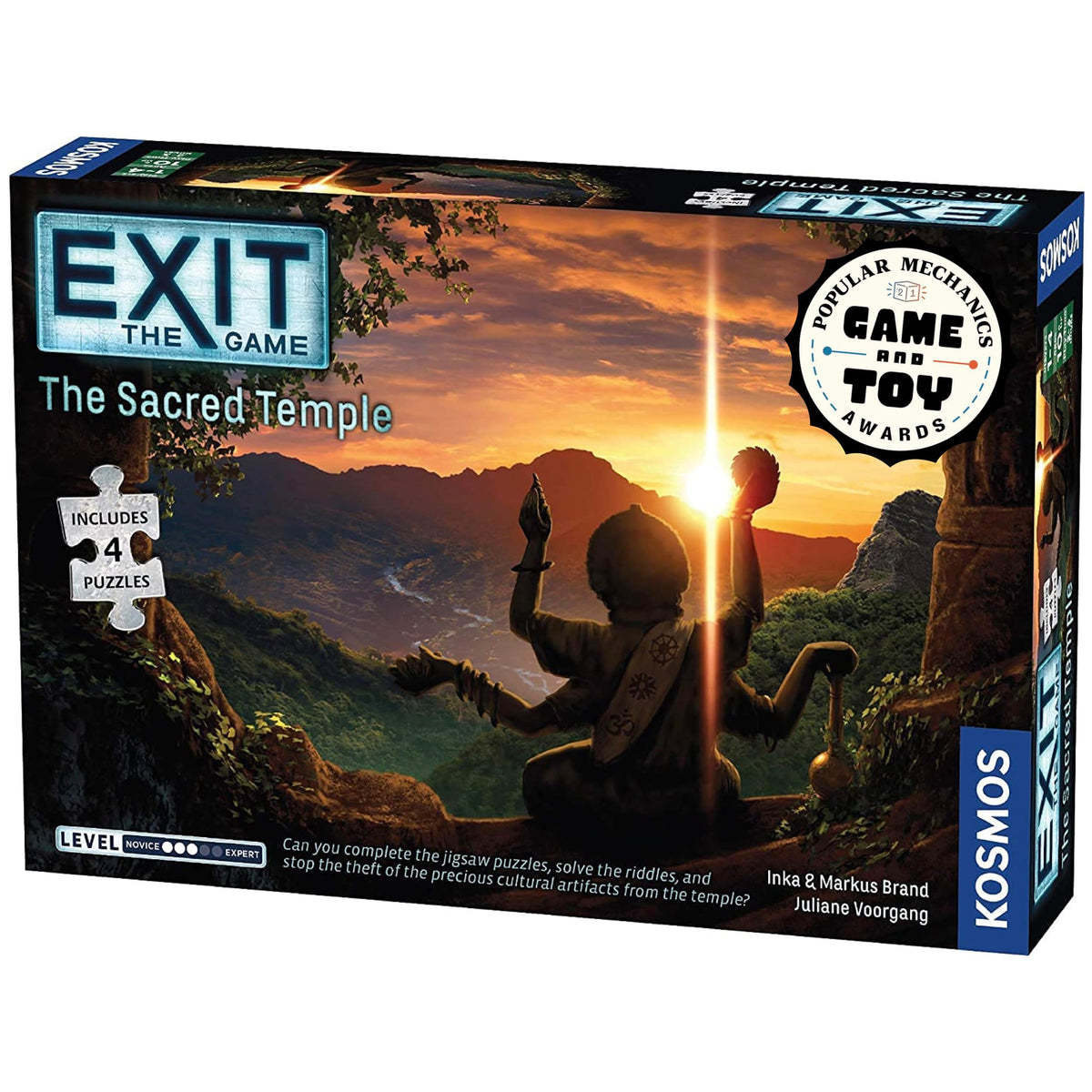 Thames & Kosmos Exit Sacred Temple puzzle pieces for an immersive escape challenge
