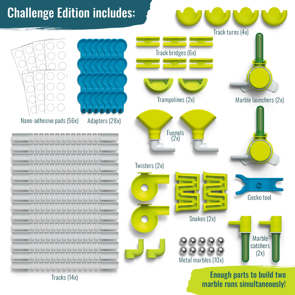 Gecko Run Challenge Edition two-player setup for friendly head-to-head play