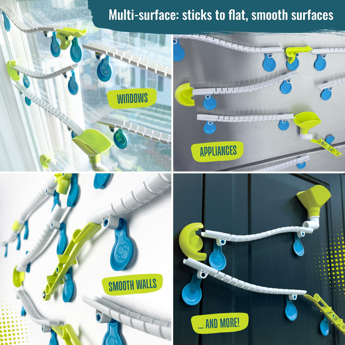 Gecko Run nano-adhesive pads enable residue-free, repositionable attachment