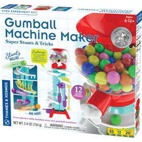 Thames & Kosmos Gumball Machine Maker box invites hands-on building and imaginative play