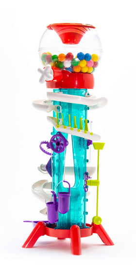 Thames & Kosmos Gumball Machine Maker modular track lets kids customize learning paths