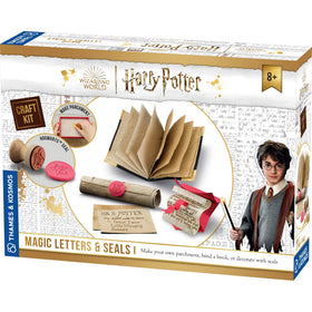 Thames & Kosmos Harry Potter parchment-kit tools for authentic handmade letters.