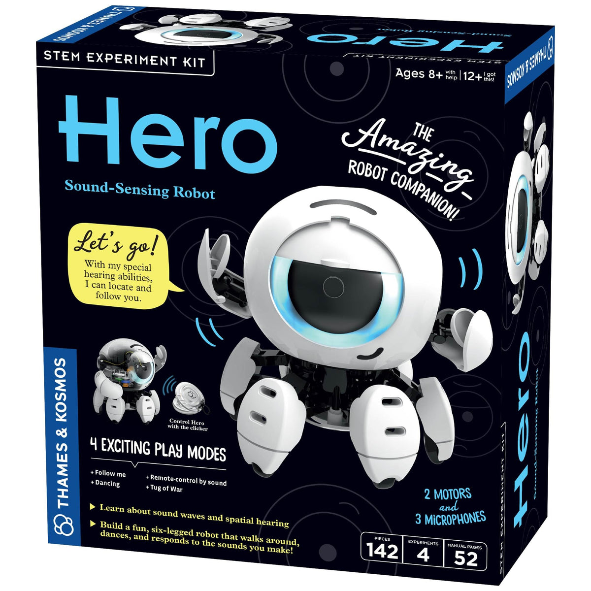 Thames & Kosmos Hero assembly in progress, promoting hands-on engineering learning.
