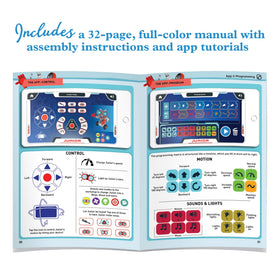Thames & Kosmos Junior robot dual motors support smooth, responsive movement for creative play.