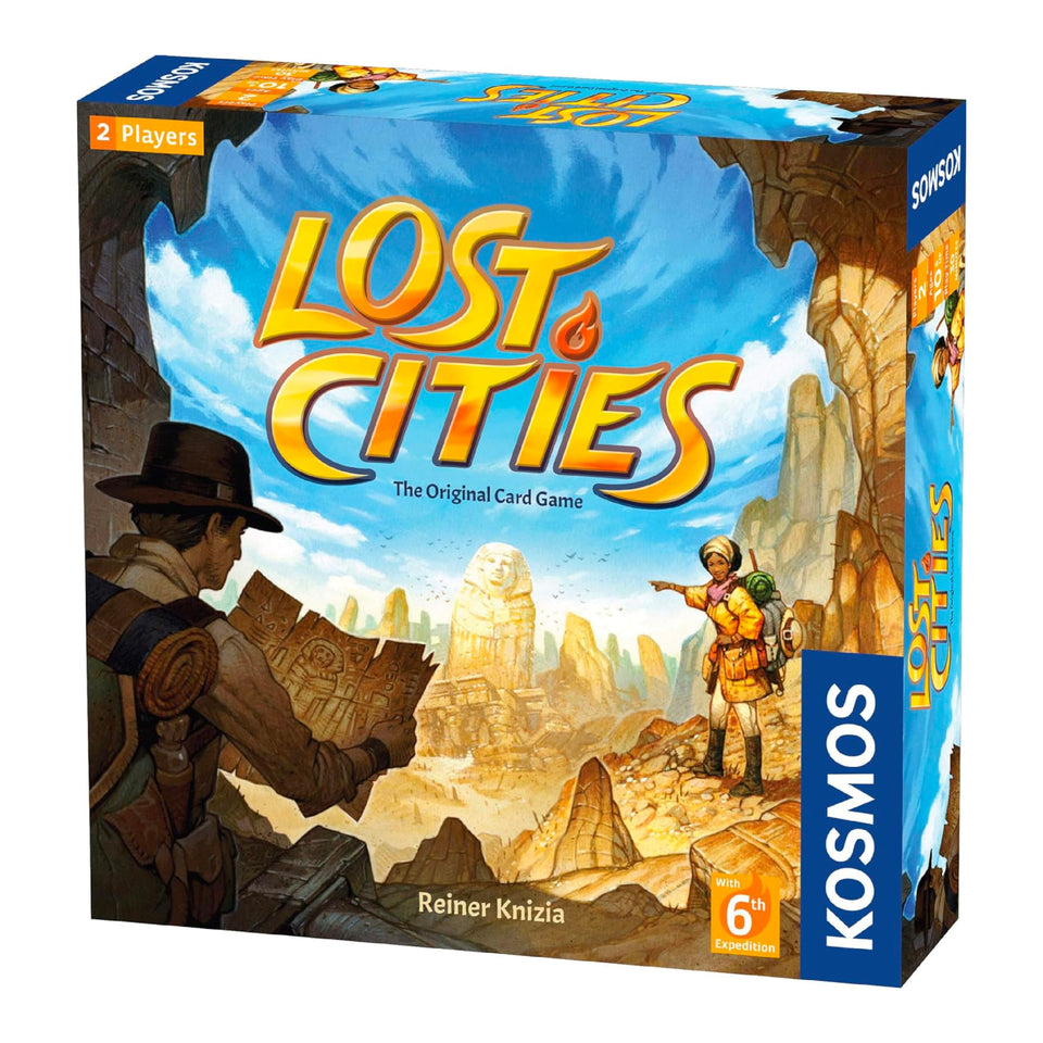 Thames & Kosmos Lost Cities 6th Expedition board—two-sided setup for versatile play sessions.
