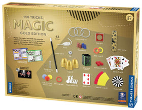 Thames & Kosmos Magic Gold Edition cups and balls; smooth sleight practice for beginners.