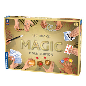 Thames & Kosmos Magic Gold Edition tricks collection; ideal for practice and performance.