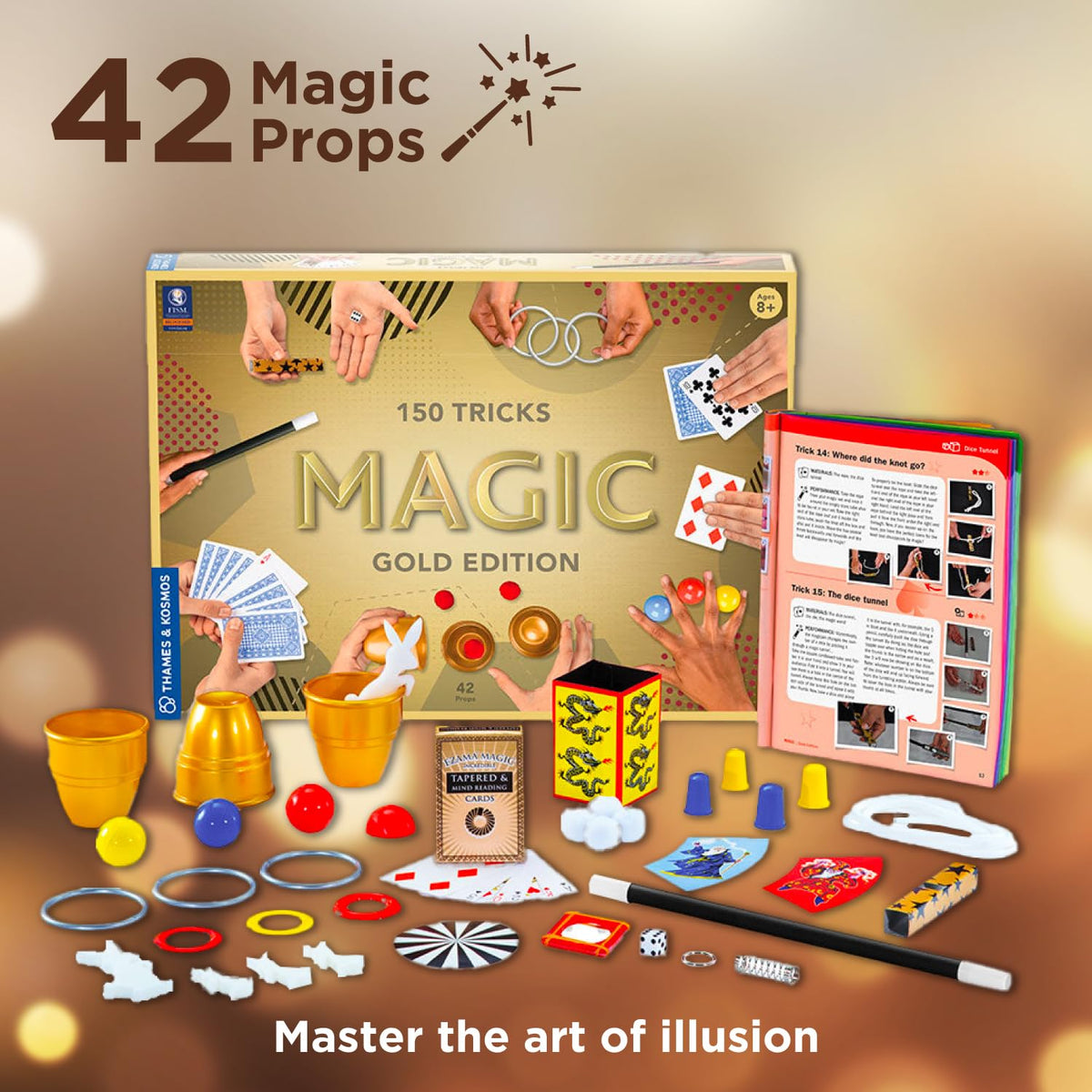 Thames & Kosmos Magic Gold Edition video tutorials; online demonstrations to learn tricks.