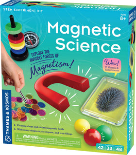Thames & Kosmos Magnetic Science magnets of various shapes for hands-on exploration