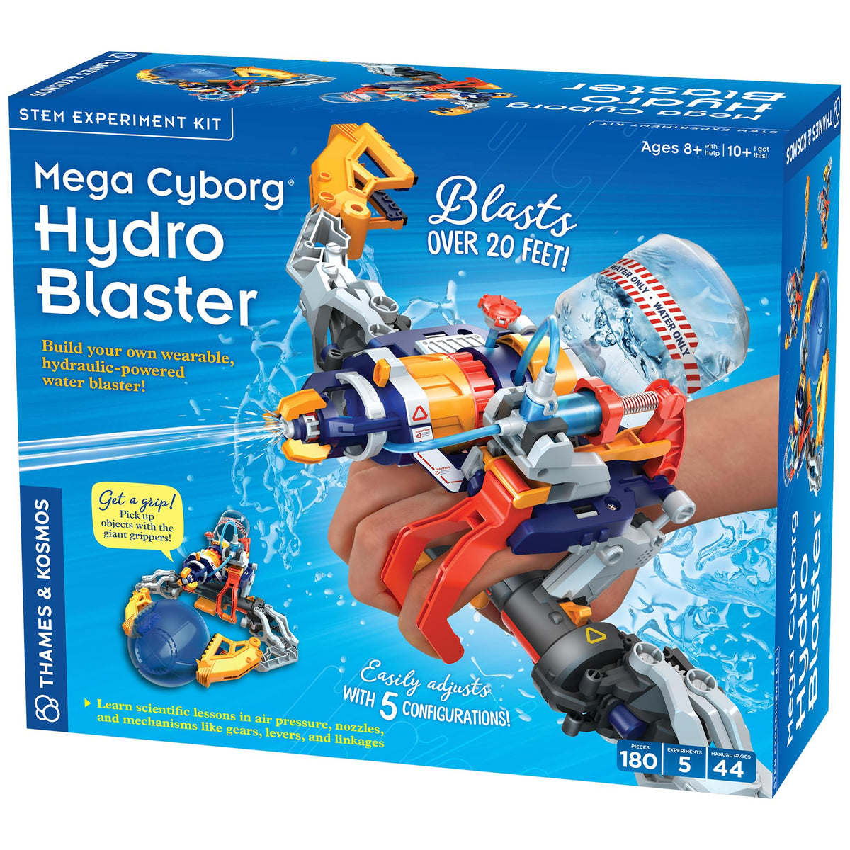 Thames & Kosmos Mega Cyborg Hydro Blaster assembly kit for hands-on learning