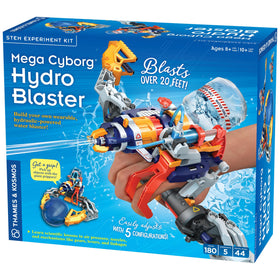 Thames & Kosmos Mega Cyborg Hydro Blaster assembly kit for hands-on learning