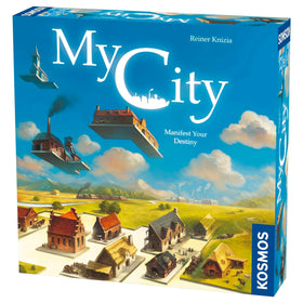 Thames & Kosmos My City board setup for family play with quick, approachable rules.