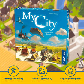 Award-winning designer Reiner Knizia guides thoughtful strategy in My City.