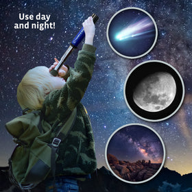 Thames & Kosmos My Discovery Telescope durable body supports portable on-field adventures.