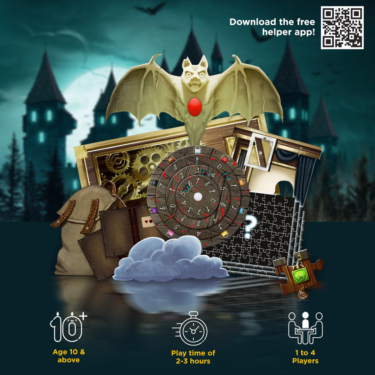 Nightfall Manor puzzles offer teamwork and puzzle-solving excitement.