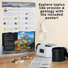 Thames & Kosmos Rock Tumbler jewelry settings help turn rocks into keepsakes.