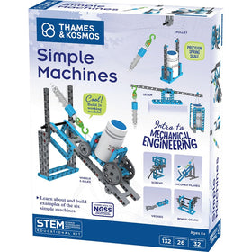 Thames & Kosmos Simple Machines kit overview shows versatile components for hands-on learning