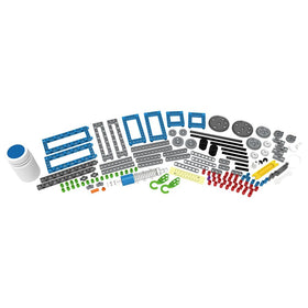 Thames & Kosmos Simple Machines kit pieces close-up highlights durable blocks ideal for repeated experiments