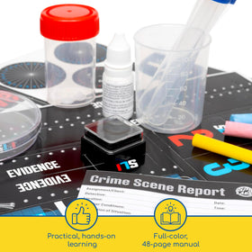 Thames & Kosmos Spy Labs Master Detective Toolkit V2 32-page storybook guides hands-on cases