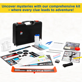 Thames & Kosmos Spy Labs Master Detective Toolkit V2 footprints analysis enables trail testing