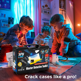 Thames & Kosmos Spy Labs Master Detective Toolkit V2 UV light reveals hidden traces