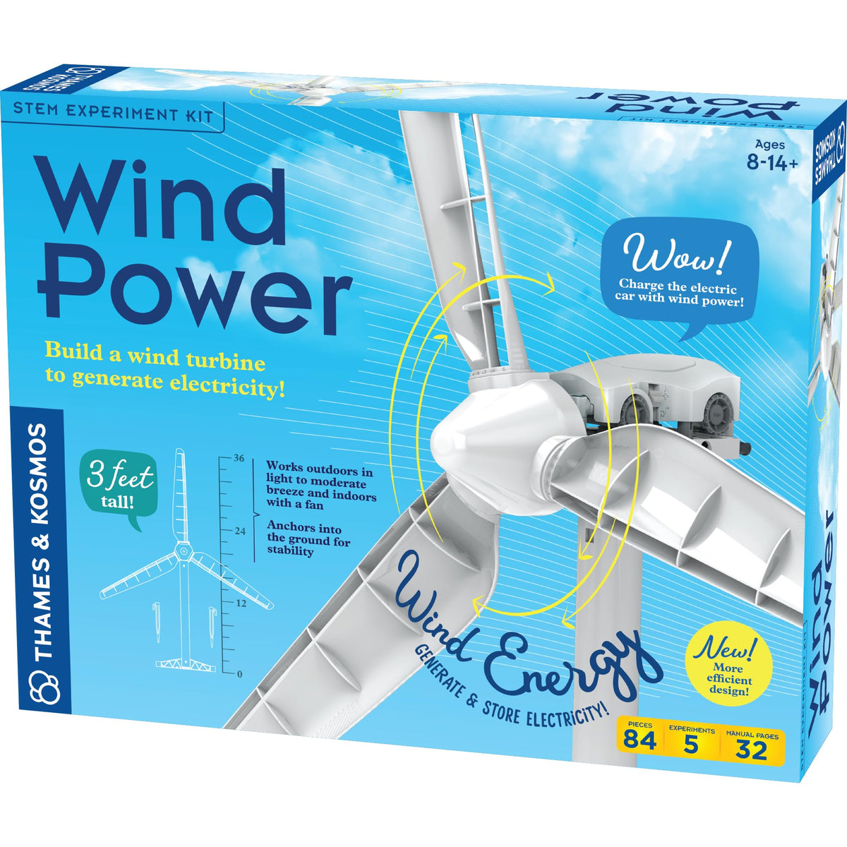 Thames & Kosmos Wind Power V5.0 turbine assembly teaching wind energy design