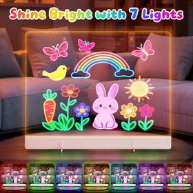 ThanBao LumiBoard 16-inch LED board with 10 light modes sparks creative stories.