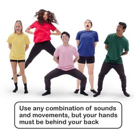 That Sound Game players communicate non-verbally for big laughs