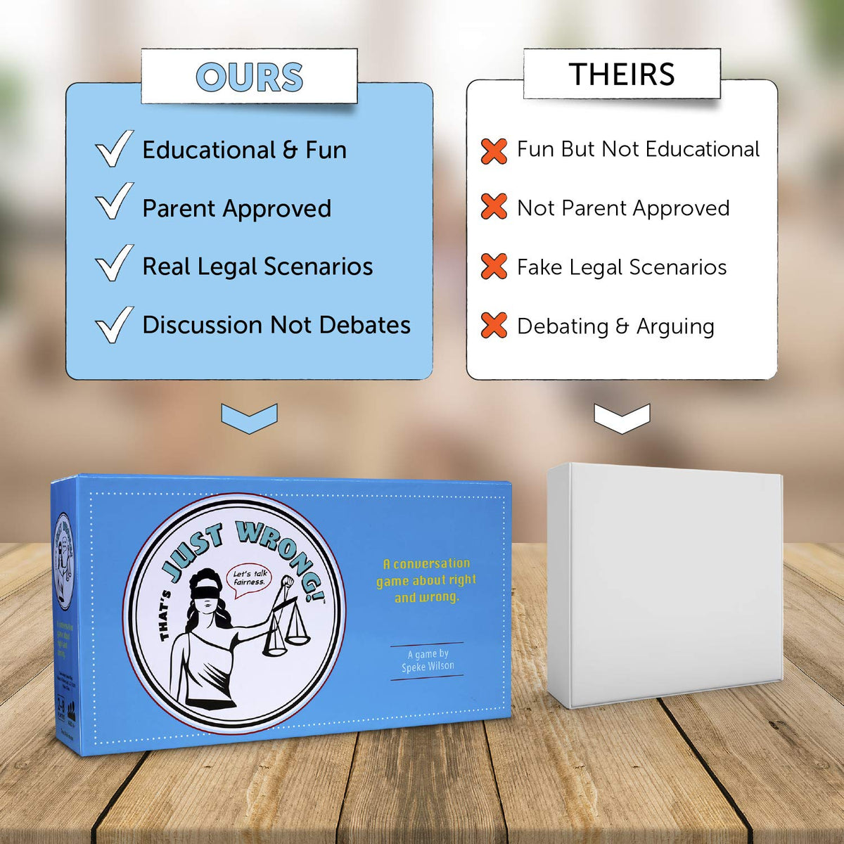 That's Just Wrong! teacher gift idea showcasing a smart choice for curious teens.