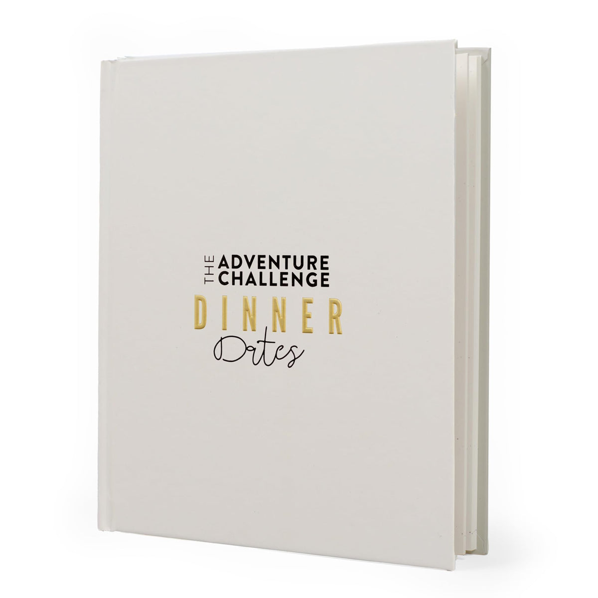 The Adventure Challenge Dinner Dates cover showcasing scratch-off recipes for couples